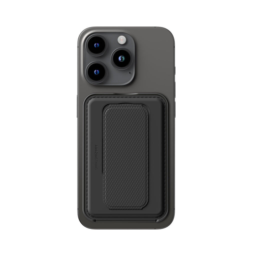 AMAZINGTHING | 17049 | GLAMOUR Link Travel Mag Fold Pro Magnetic Wallet With Card Holder | Black AMAZINGTHING | 17049 | GLAMOUR Link Travel Mag Fold Pro Magnetic Wallet With Card Holder | Black